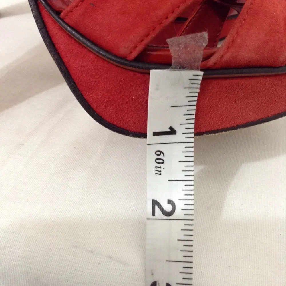 Aldo red suede